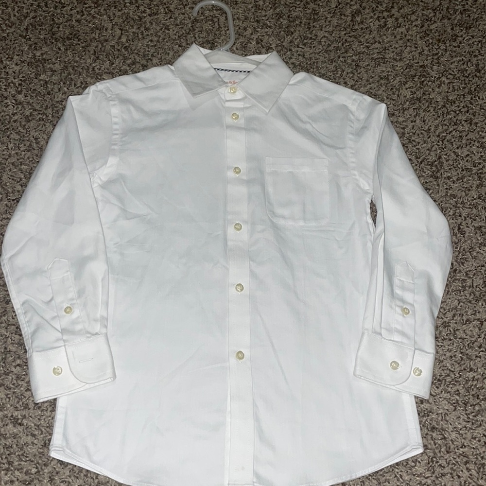 White button down